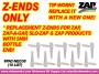 Z-ENDS ONLY FOR ZAP, ZAP-A-GAP ETC        (10/BAG) {pac-prices}