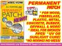 PERMANENT PATCH - OFF WHITE 150mm x 75mm (6 x 3in) {pac-prices}