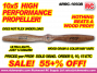 10  X 5  - WOOD HIGH PERFORMANCE PROP ($/ea 5/bag)
