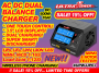 ULTRA POWER CHARGER - AC-DC, 600W 16A DUAL w/LCDx2