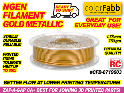 COLORFABB NGEN GOLD METALLIC              1.75/750