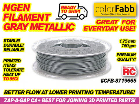 COLORFABB NGEN GRAY METALLIC              1.75/750