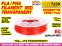 COLORFABB PLA-PHA RED TRANSPARENT         1.75/750