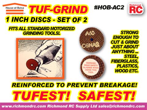 TUFGRIND -   1 INCH DISCS (SET OF 2)