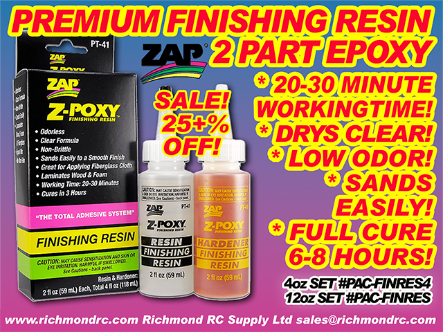 PACER Z-POXY FINISHING RESIN - 354ml 12oz SET PT40 {pac-prices} [ 90320]