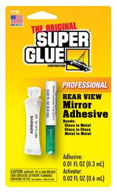 PROFESSIONAL REAR VIEW MIRROR ADHESIVE .3ml .01oz {pac-prices}