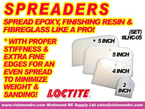 PLASTIC SPREADERS - 4 DIFFERENT TYPES {pac-prices}