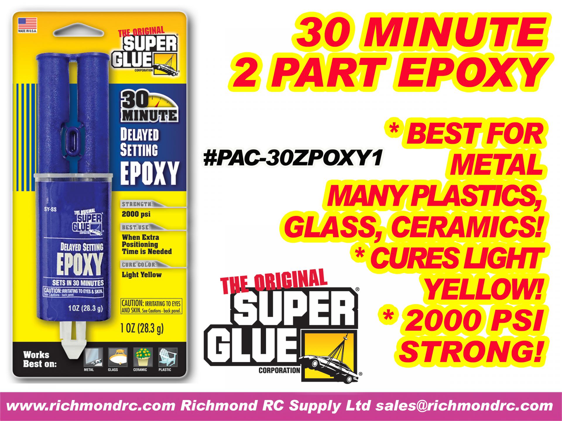 PACER - 30 MINUTE ZPOXY IN SYRINGE - 28ml 1oz SG01 {pac-prices}