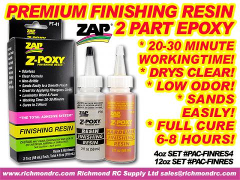 PACER Z-POXY FINISHING RESIN - 118ml  4oz SET PT41