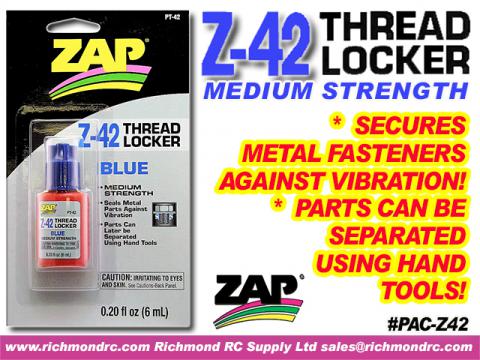 PACER Z42 THREADLOCKER FOR METAL - 6ml .2 oz PT-42