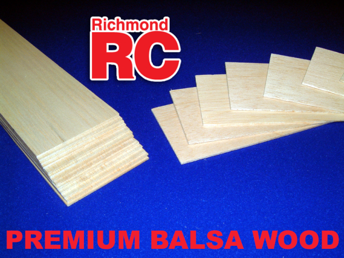 BALSA WOOD 4 x 3/8  x 36 PREMIUM (VW.10.382)