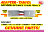 ADAPTER - CONVERTS TAMIYA LP2 MALE TO LR2 FEMALE