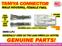 TAMIYA MALE HOUSING (1), FEMALE PINS (2)