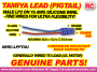 TAMIYA LEAD - LP2 MALE 16AWG SILCONE WIRE GOLDPINS