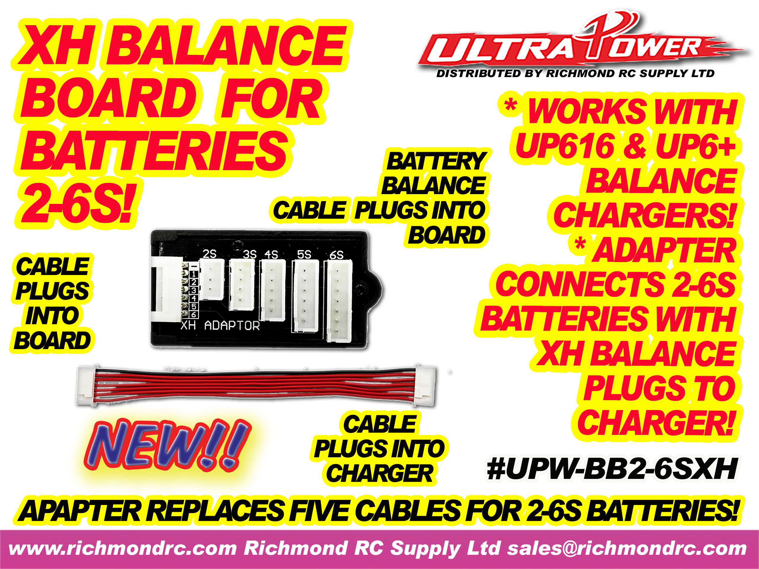 Ultra Power Balance Board 2-6S XH
