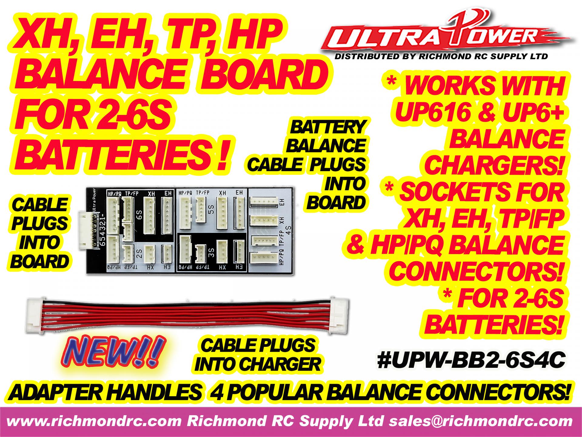 ULTRA POWER BALANCE BOARD - 2-6S XH,EH,TP/FP,HP/PQ