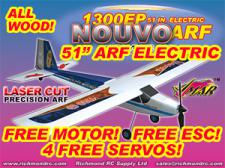 VMAR NOUVO 1300 EP ARF ECS - 51in ELECTRIC - BLUE  [ 41511]