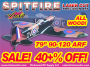 VMAR SPITFIRE 90-120+ SEMISCALE ARF - BRITISH  [ 10609]